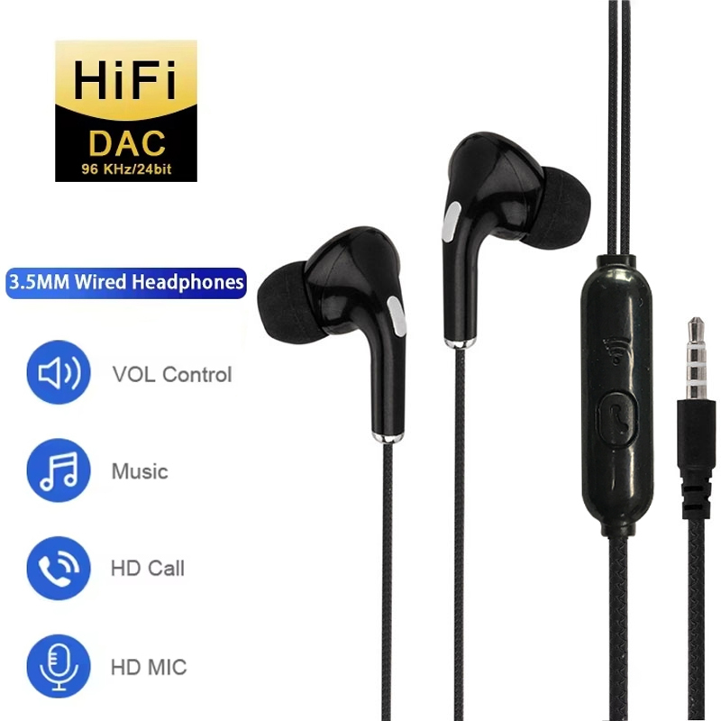 Xiaomi Gaming Accessories - หูฟังสเตอริโอไฮไฟ ดีไซน์แบบใส่ในหูที่สะดวกสบาย สำหรับไอโฟน เสี่ยวมี่ หัวเว่ย แอนดรอยด์