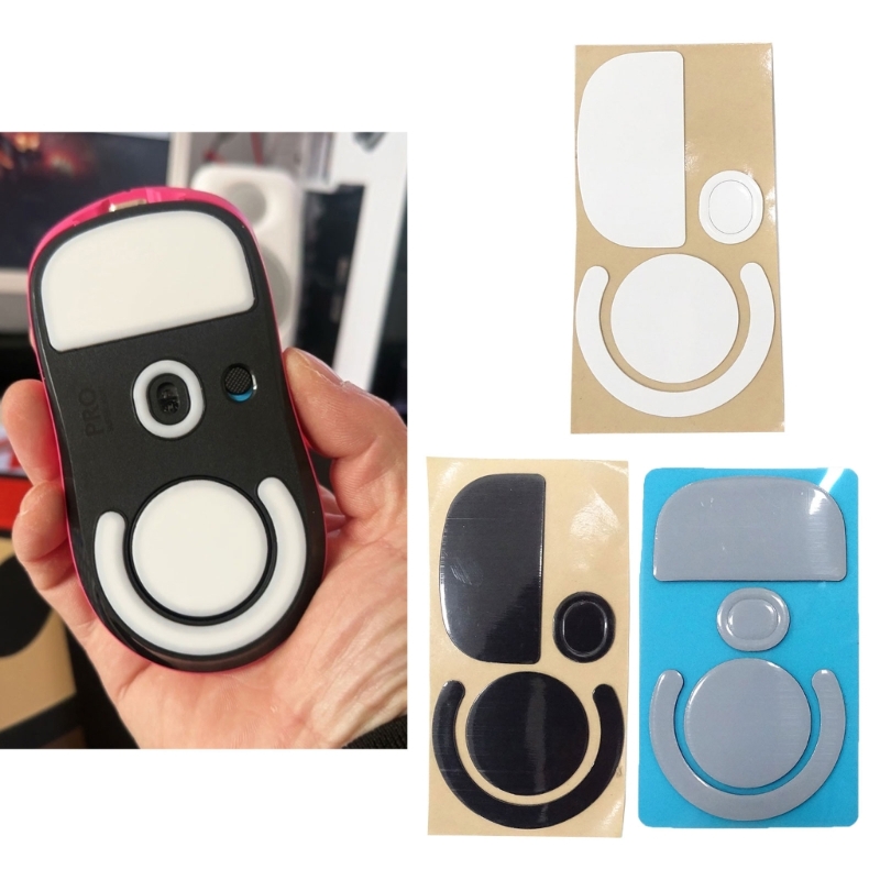Logitech Mouse G Pro X Superlight - 1ชุดแผ่นรองเม้าส์สเก็ตบอร์ดแบบแผ่นติดเท้าสติกเกอร์สำหรับ Logitech G Pro x superlight
