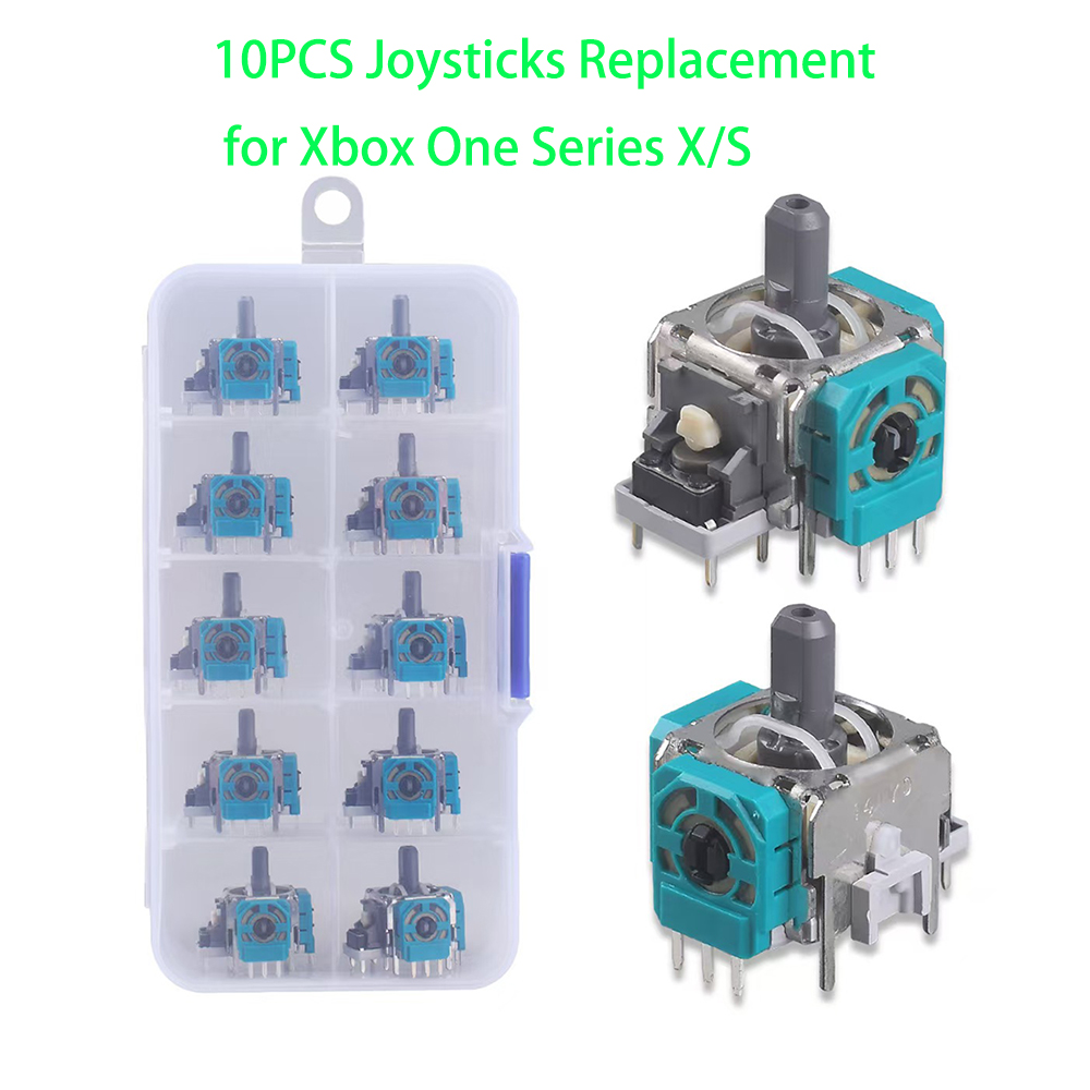Gaming Accessories Xbox One - 10pcs 3D Analog จอยสติ๊ก ThumbStick อะไหล่ซ่อมอุปกรณ์เสริม