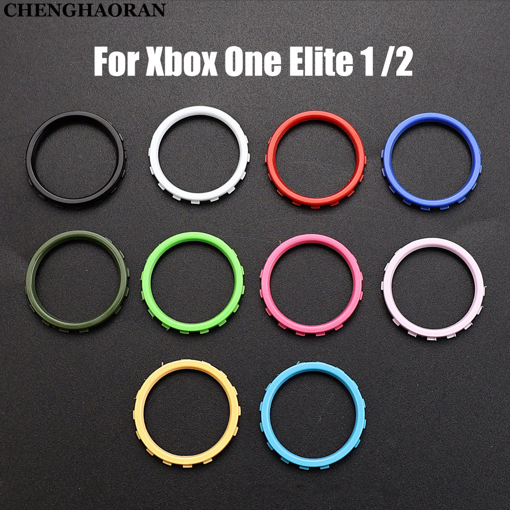 Gaming Accessories Xbox One - แหวนตกแต่งอะนาล็อกสติ๊ก 2 ชิ้น อะไหล่สำหรับคอนโทรลเลอร์ Xbox One