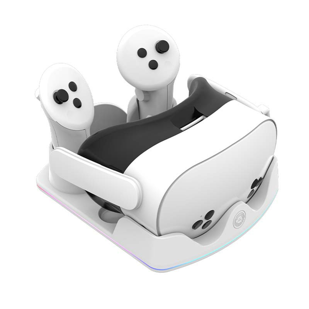Headset Stand Rgb - แท่นชาร์จสำหรับ Meta Quest 3S พร้อมไฟ RGB