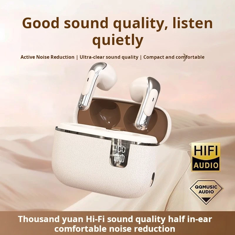 Xiaomi Gaming Accessories - หูฟังบลูทูธ TWS HIFI ชุดหูฟังไมโครโฟนหูฟังไร้สายสำหรับไอโฟน เสี่ยวมี่หูฟังกีฬาจอแสดงผล LED