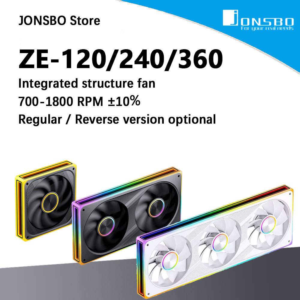 Rgb Hub Sync - JONSBO ZE-120/240/360 พัดลมเคส ARGB ขนาด 120