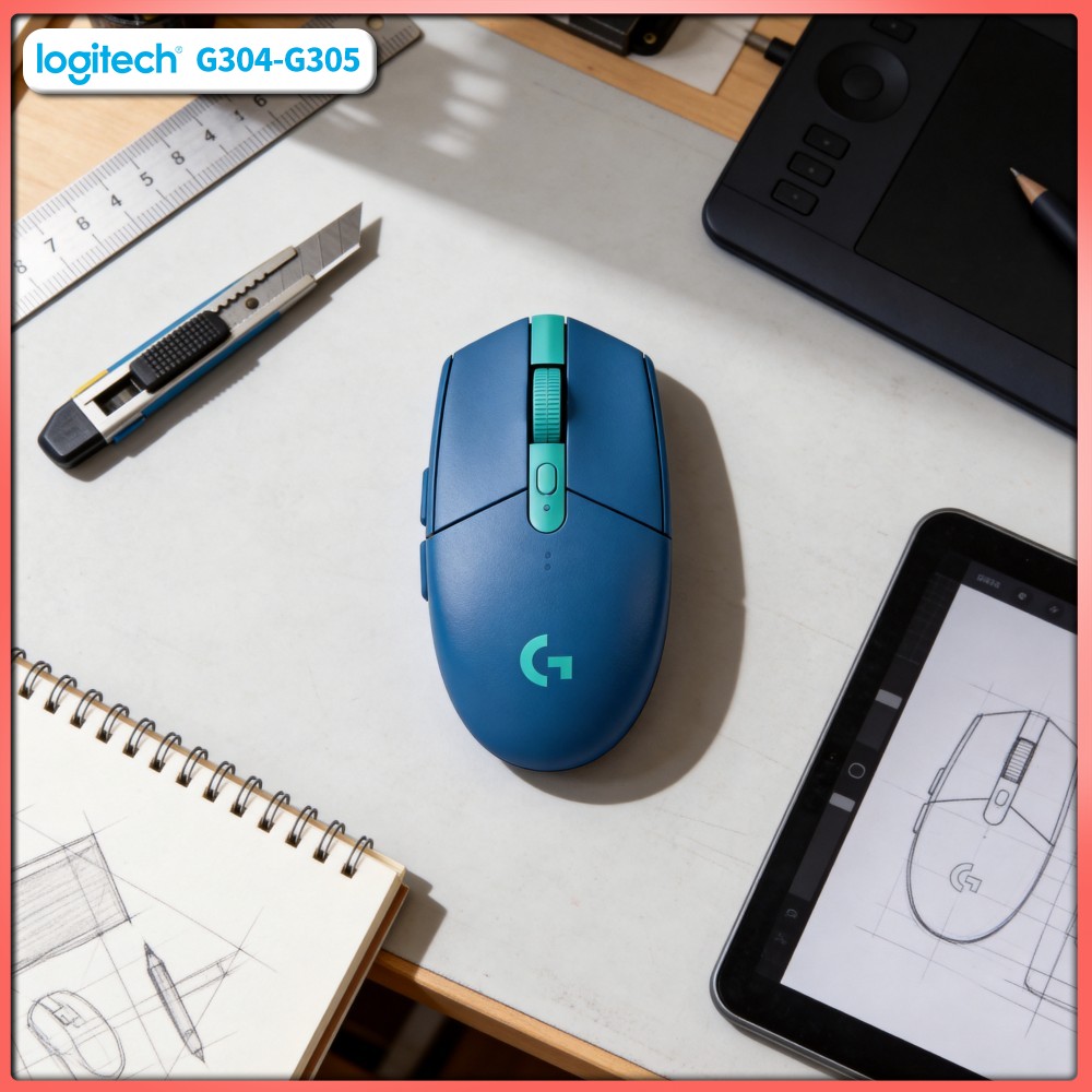 Pc Gaming Essentials Accessories - เมาส์เกมมิ่ง Logitech G305 LIGHTSPEED, 12000 DPI