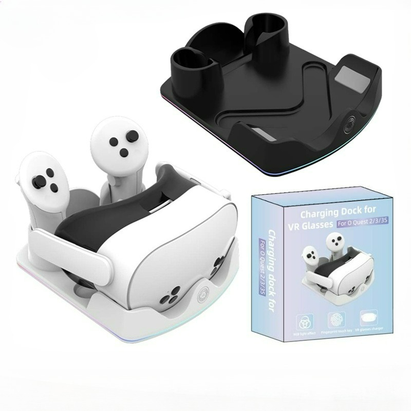 Headset Stand Rgb - แท่นชาร์จสำหรับ Meta Quest 3S พร้อมไฟ RGB