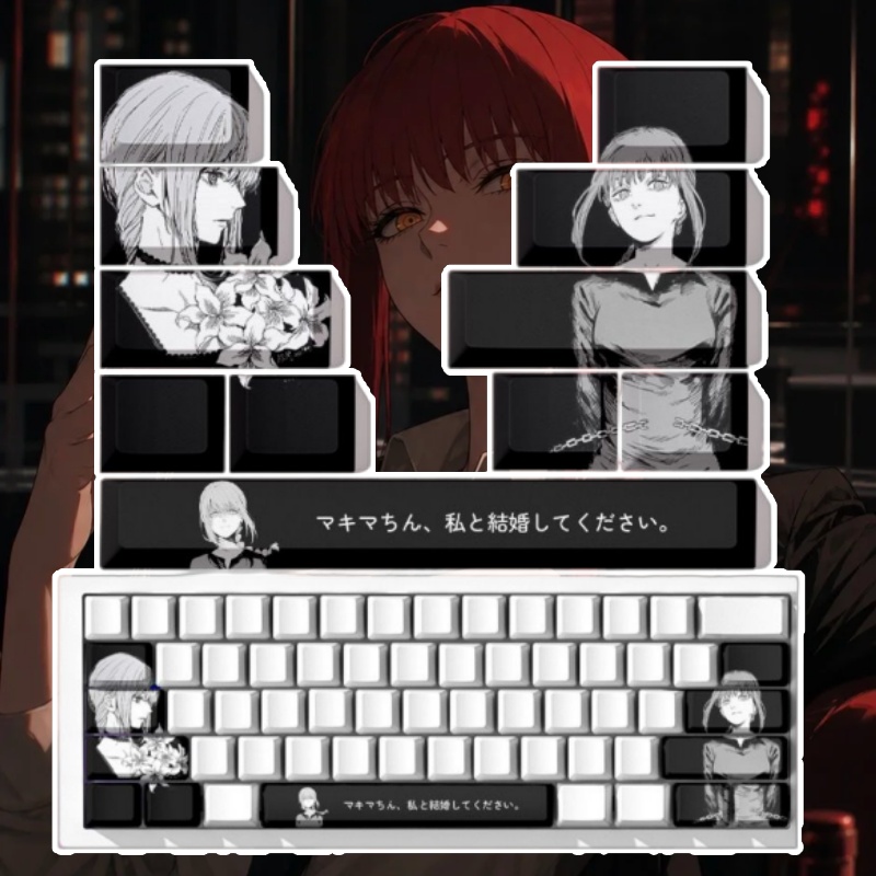 คีย์แคปธีมอนิเมะ Chainsaw Man  - Gaming Accessories Gifts For Men บทวิจารณ์และราคา