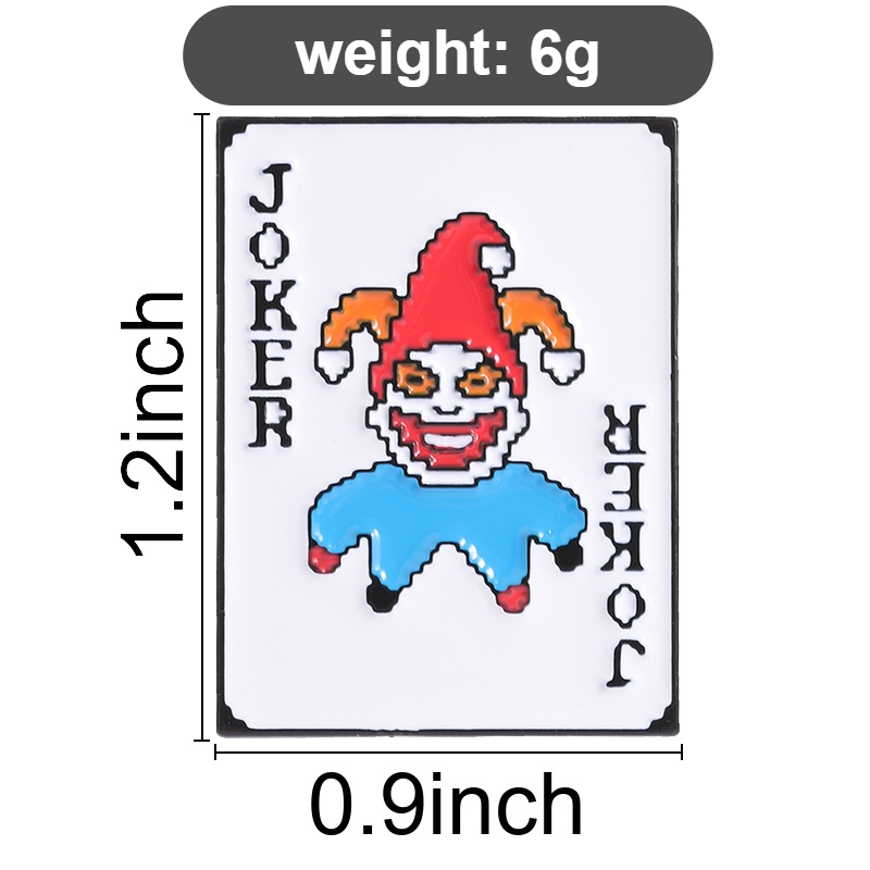 เข็มกลัดโป๊กเกอร์โจ๊กเกอร์ลายพ - Joker Gaming Accessories บทวิจารณ์และราคา
