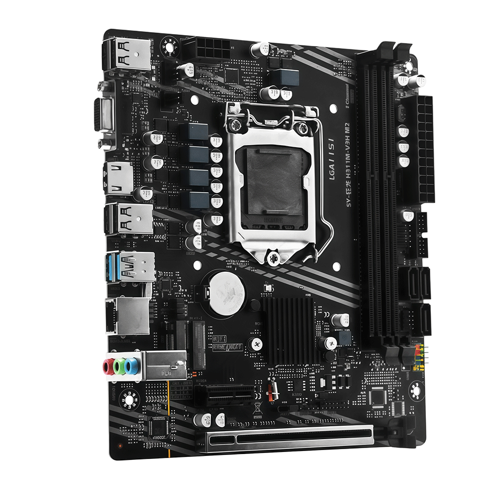 เมนบอร์ดเกม SOYO H311 รองรับ I - Intel Cpu Core I5 บทวิจารณ์และราคา
