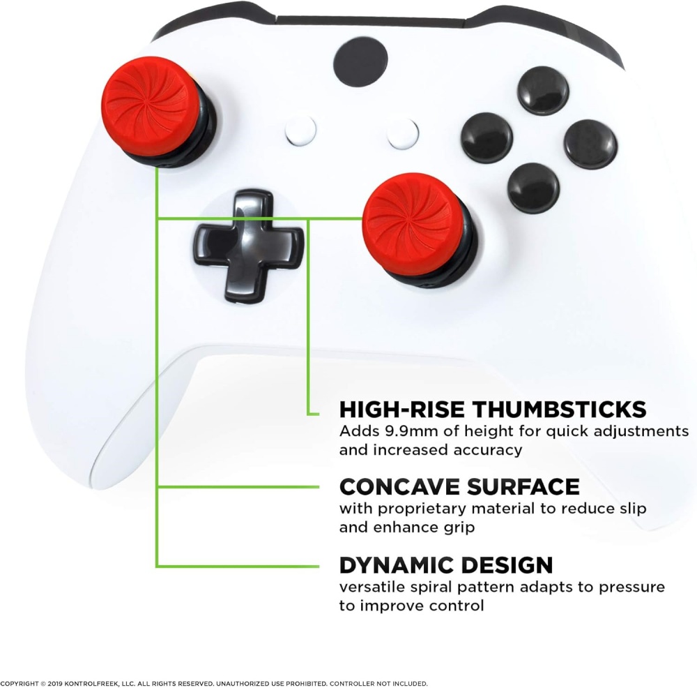 เพิ่มความสูงของจอยสติ๊กแบบอนาล - Gaming Accessories Xbox One บทวิจารณ์และราคา