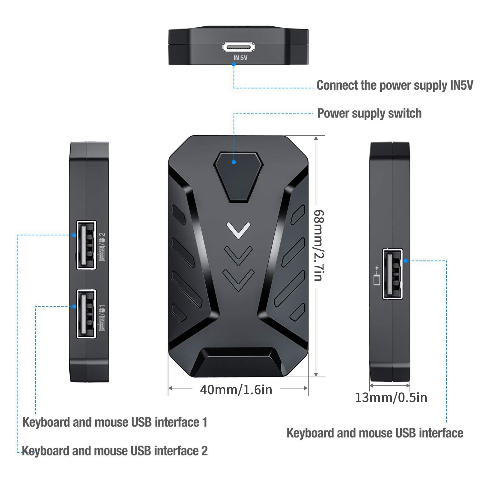 อะแดปเตอร์แปลงเมาส์คีย์บอร์ดสำ - Xiaomi Gaming Accessories บทวิจารณ์และราคา