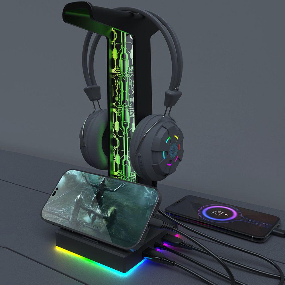 ขาตั้งหูฟัง RGB พร้อมเอฟเฟกต์แ - Headset Stand Rgb บทวิจารณ์และราคา