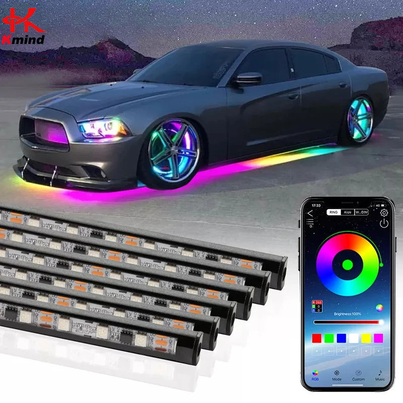 รถ Underglow นีออนไฟ LED สําหร - Rgb Hub Sync บทวิจารณ์และราคา