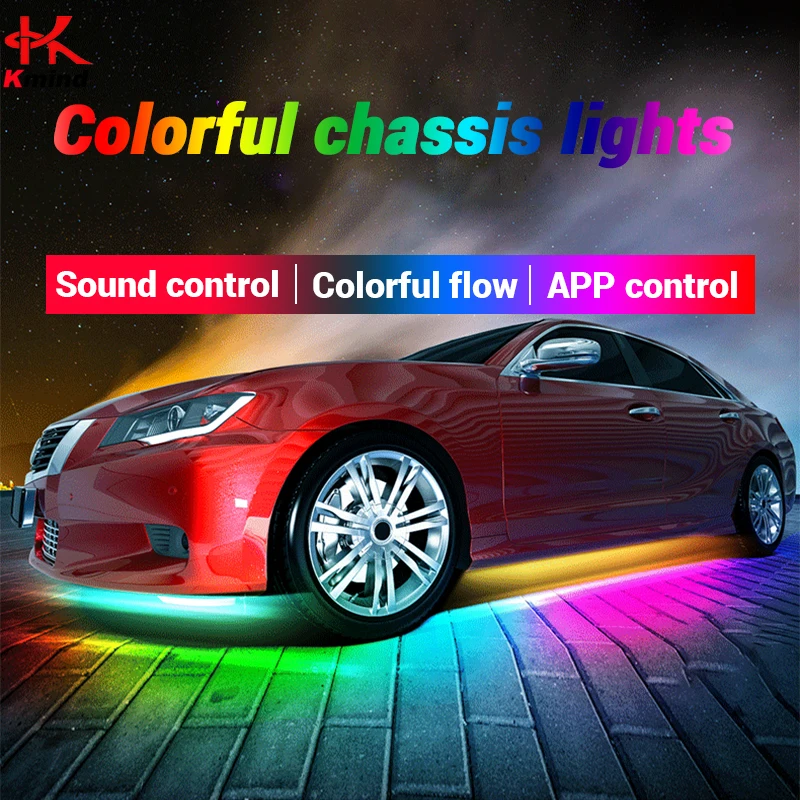 รถ Underglow นีออนไฟ LED สําหร - Rgb Hub Sync บทวิจารณ์และราคา