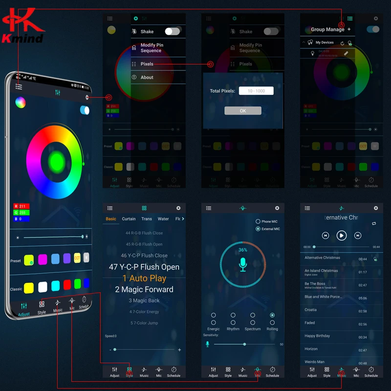 รถ Underglow นีออนไฟ LED สําหร - Rgb Hub Sync บทวิจารณ์และราคา