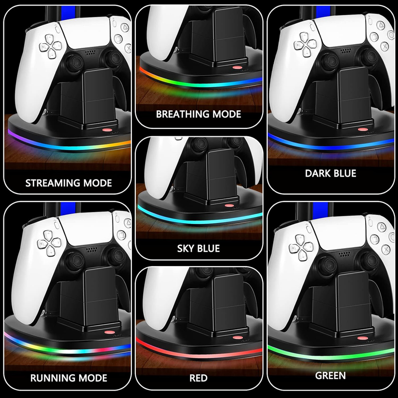 แท่นชาร์จคอนโทรลเลอร์พร้อมหูฟั - Headset Stand Rgb บทวิจารณ์และราคา