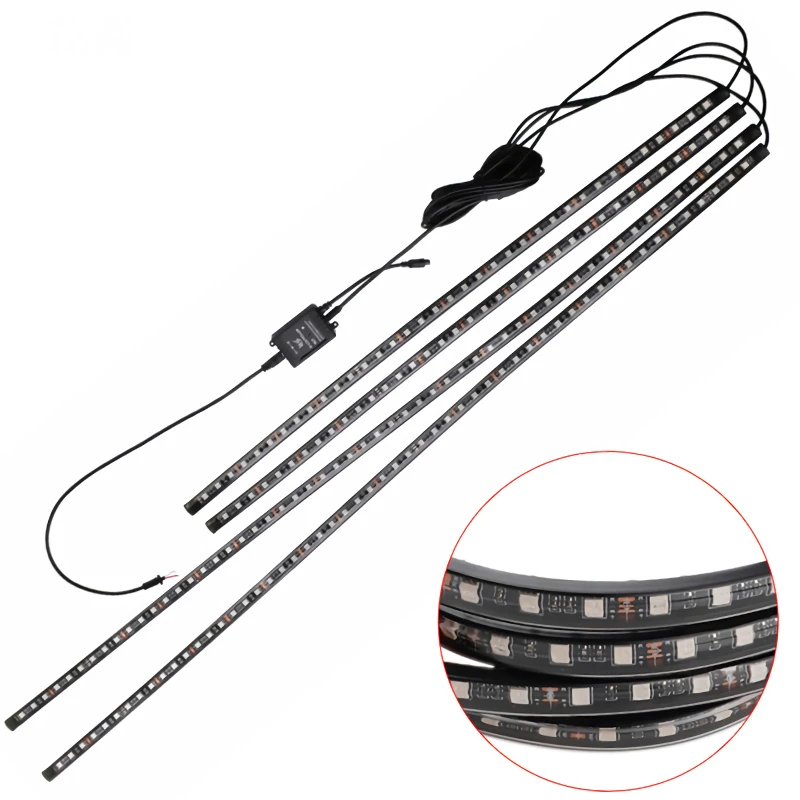 ไฟนีออนส่องสว่างใต้แถบไฟ LED ย - Rgb Hub Sync บทวิจารณ์และราคา