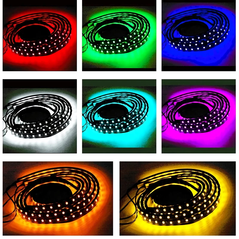 ไฟนีออนส่องสว่างใต้แถบไฟ LED ย - Rgb Hub Sync บทวิจารณ์และราคา
