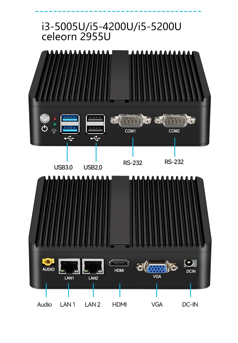 XCY Mini PC Intel Celeron J641 - Intel Cpu Core I5 บทวิจารณ์และราคา