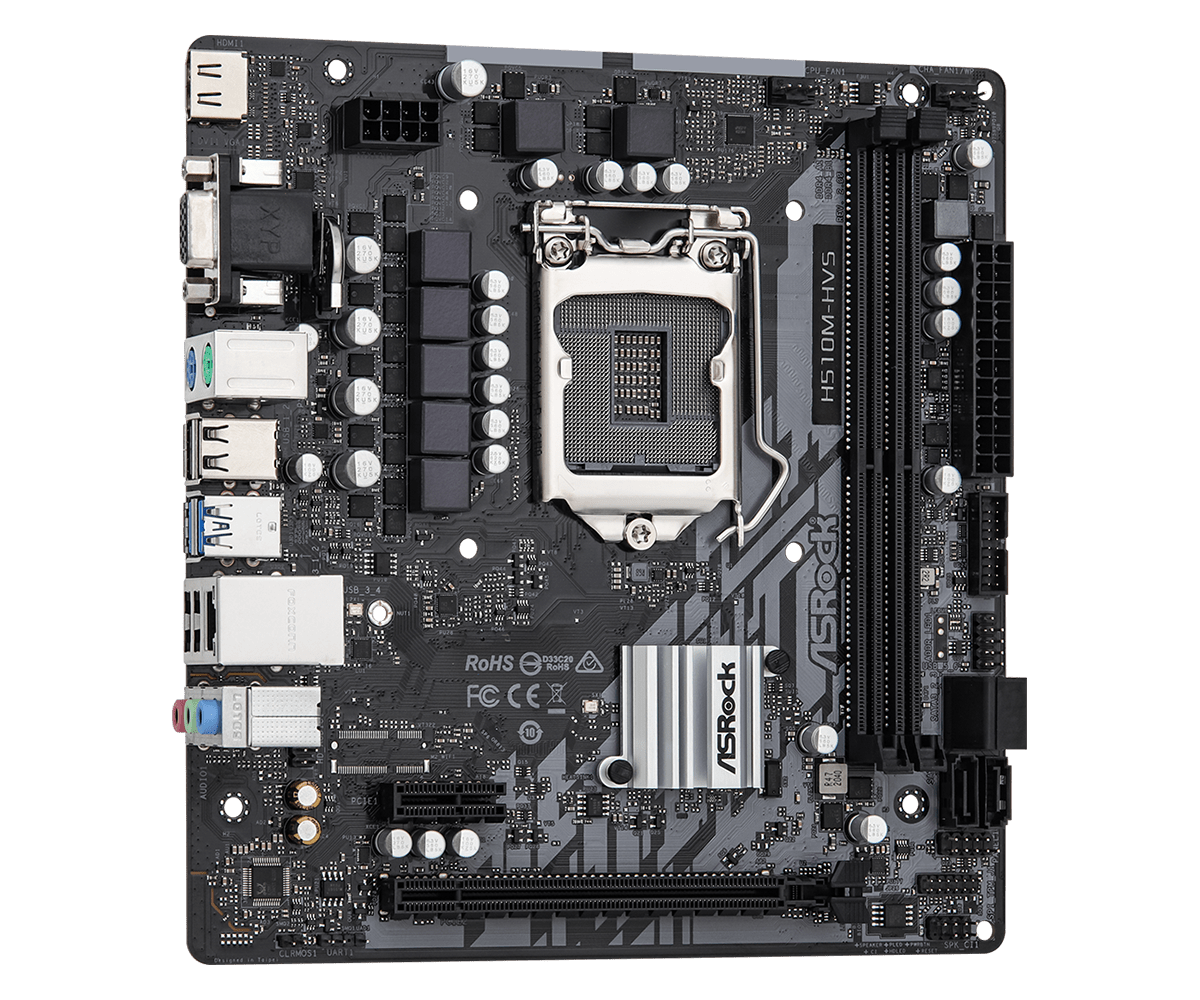 ASROCK H510M-HVS R2.0 H510 เมน - Intel Cpu Core I5 บทวิจารณ์และราคา