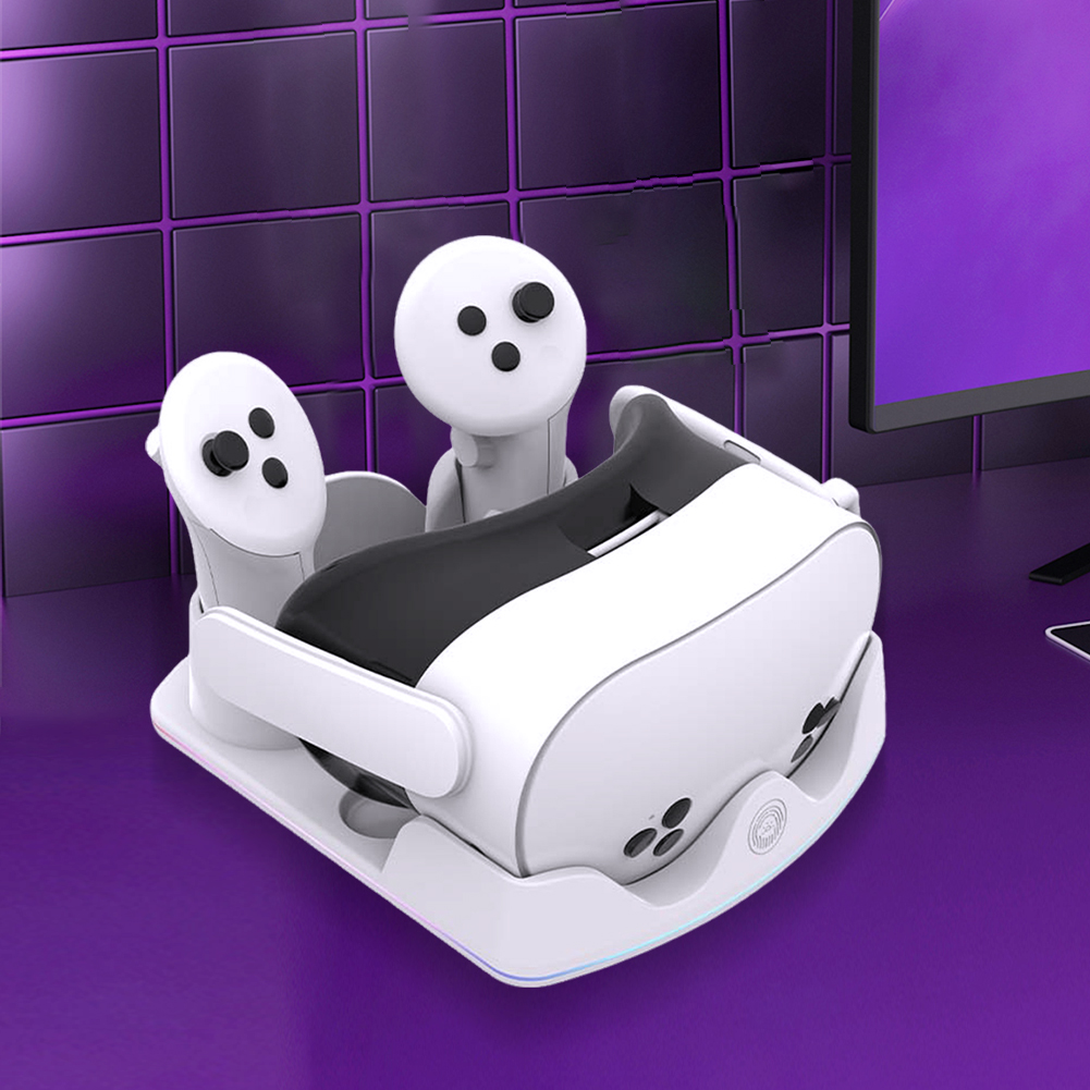 แท่นชาร์จสำหรับ Meta Quest 3S  - Headset Stand Rgb บทวิจารณ์และราคา