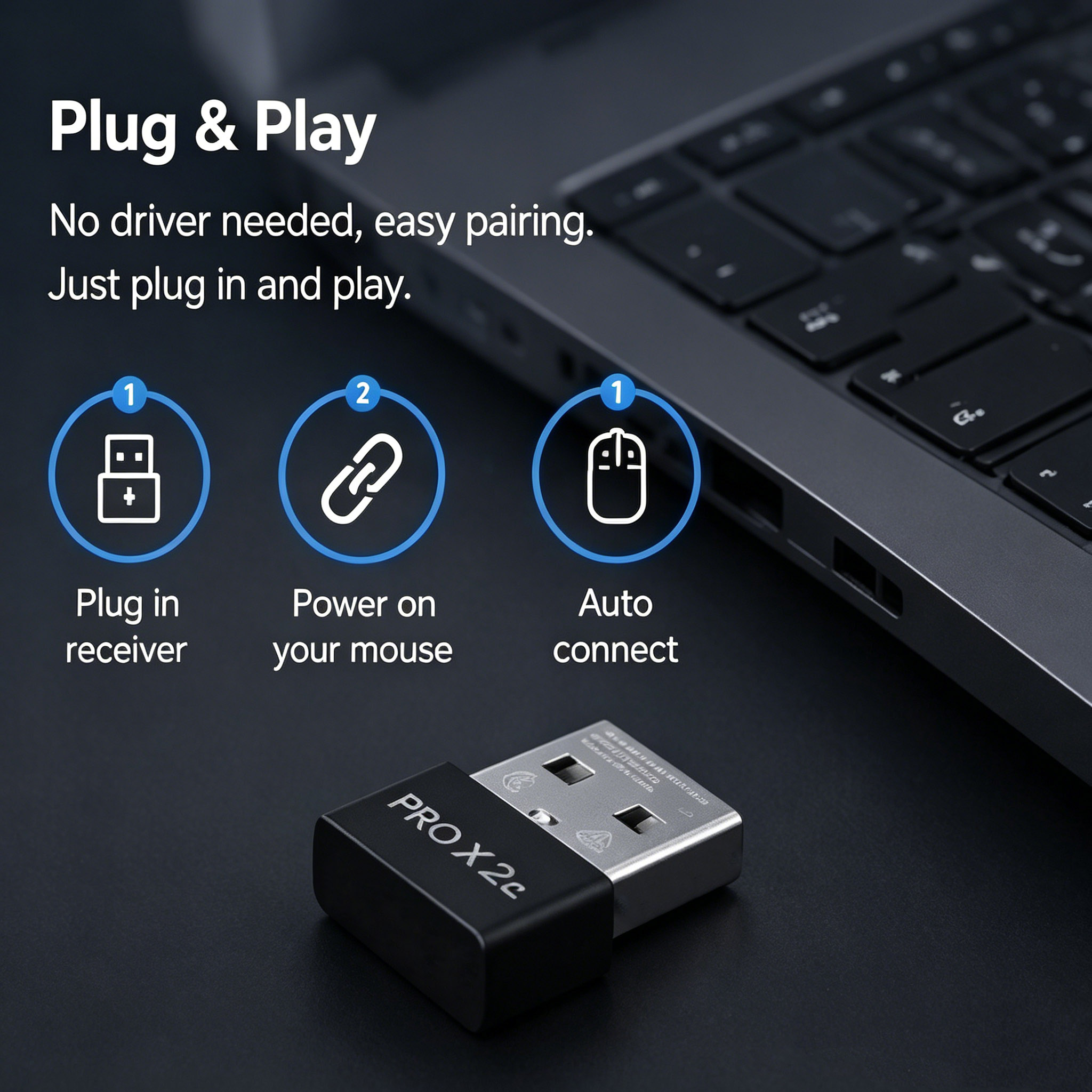 ตัวรับสัญญาณที่ใช้งานสะดวก เหม - Logitech Mouse G Pro X Superlight บทวิจารณ์และราคา